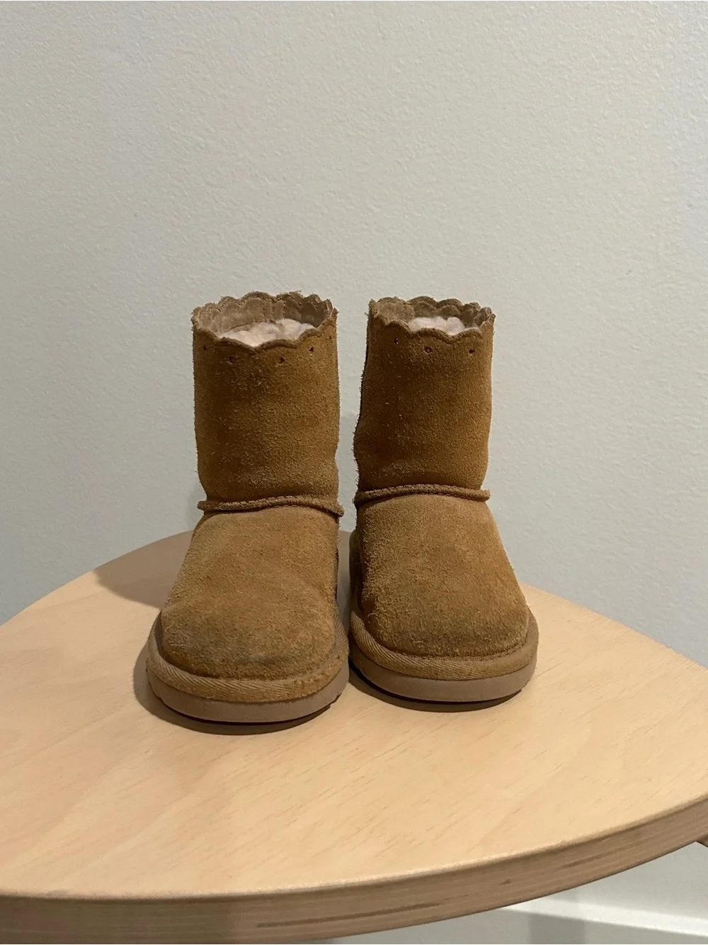 Kids Tan Suede Winter Boots - Ugg